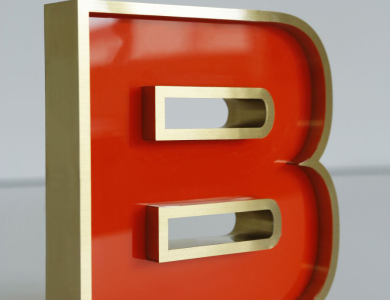 Bảng hiệu chữ nổi inox