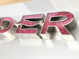 Chữ Inox đính đá