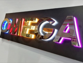 Chữ inox sáng chân