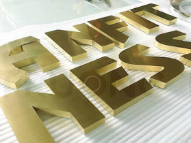 CHỮ NỔI INOX XƯỚC VÀNG GIÁ RẺ BÌNH DƯƠNG