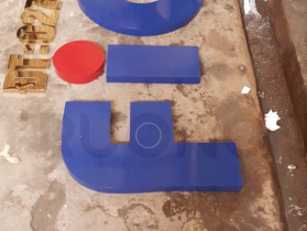 Làm chữ nổi tôn sơn màu theo yêu cầu, giá rẻ tại Bình Dương