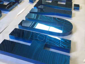 CHỮ INOX XANH DƯƠNG 