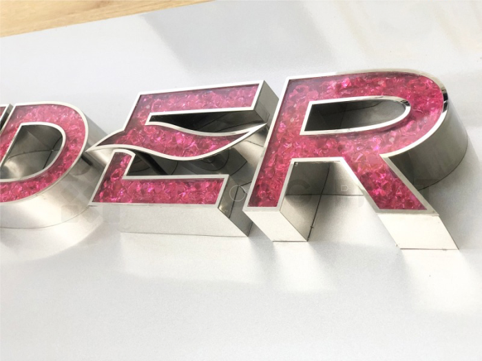 Chữ Inox đính đá