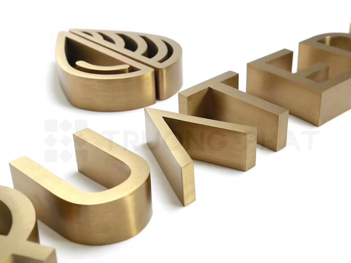 Chữ Inox Nổi Giá Rẻ Bình Dương