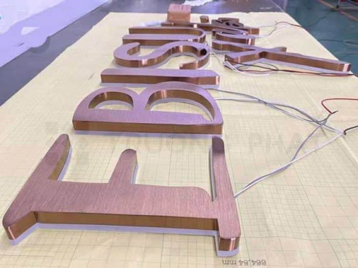 CHỮ NỔI INOX HỒNG XƯỚC GIÁ RẺ BÌNH DƯƠNG